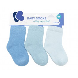 Бебешки памучни термо чорапи дълги BLUE 2-3 години