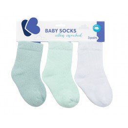 Бебешки памучни термо чорапи дълги MINT 6-12 месеца