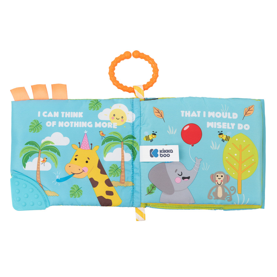 Образователна текстилна книжка с чесалка Friend like you