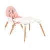 Дървен стол за хранене Multi 3 в 1 Pink
