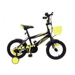 Makani Детски велосипед 16'' Diablo Black-Yellow