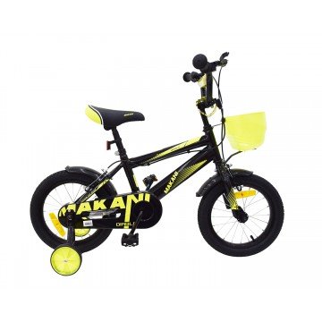 Makani Детски велосипед 16'' Diablo Black-Yellow