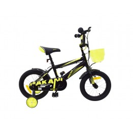 Makani Детски велосипед 14'' Diablo Black-Yellow