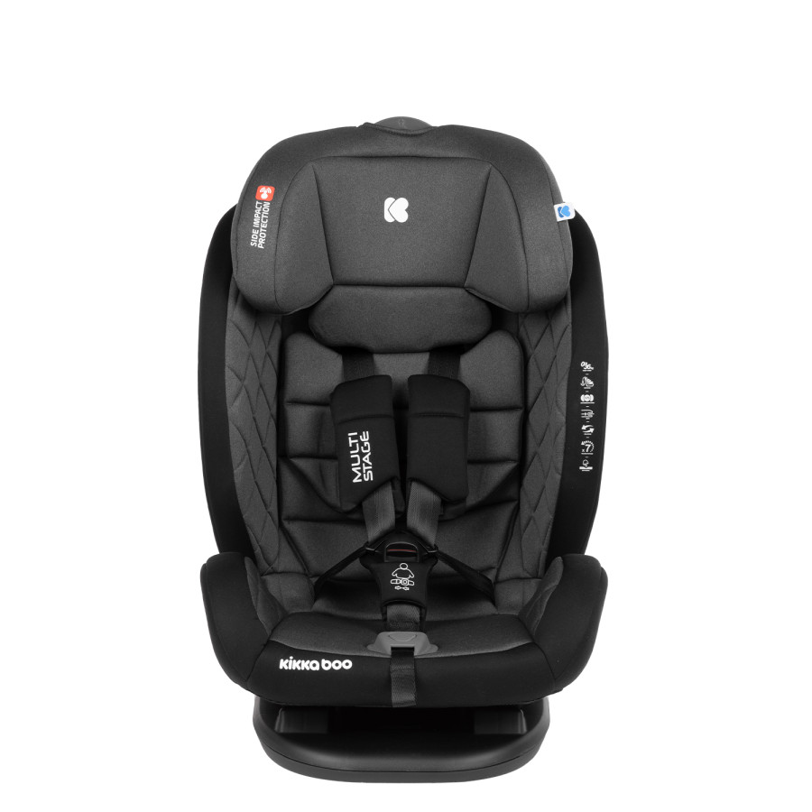Стол за кола 0-36 кг Multistage ISOFIX Black