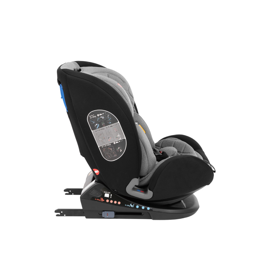 Стол за кола 0-36 кг Multistage ISOFIX Dark Grey