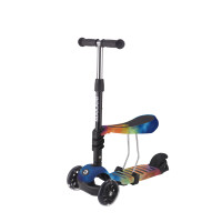 Тротинетка 3 в 1 Ride and Skate Rainbow