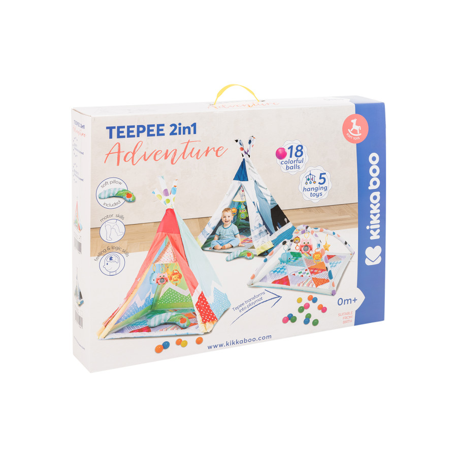 Палатка детска 2 в 1 Adventure Boy