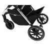 Комбинирана бебешка количка 3 в 1 Angele Chrome Grey