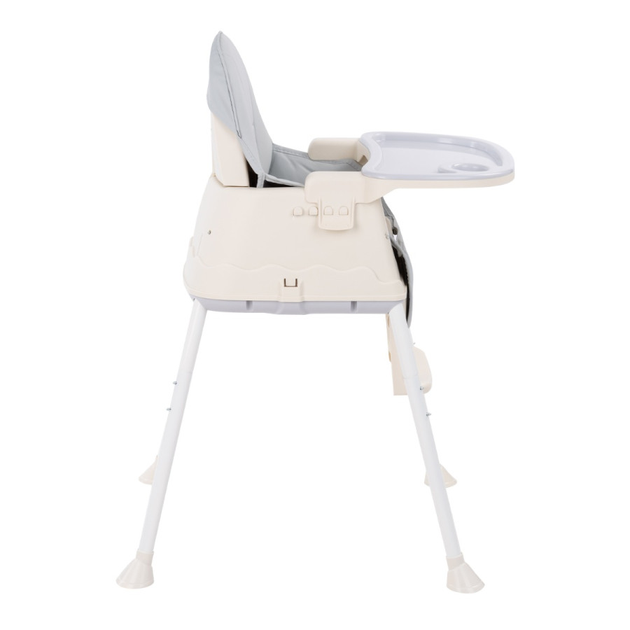 Стол за хранене Creamy 2в1 Grey