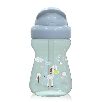 Мини спортна бутилка Animals 200 ml Mint Green