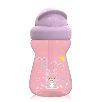 Мини спортна бутилка Animals 200 ml Blush Pink