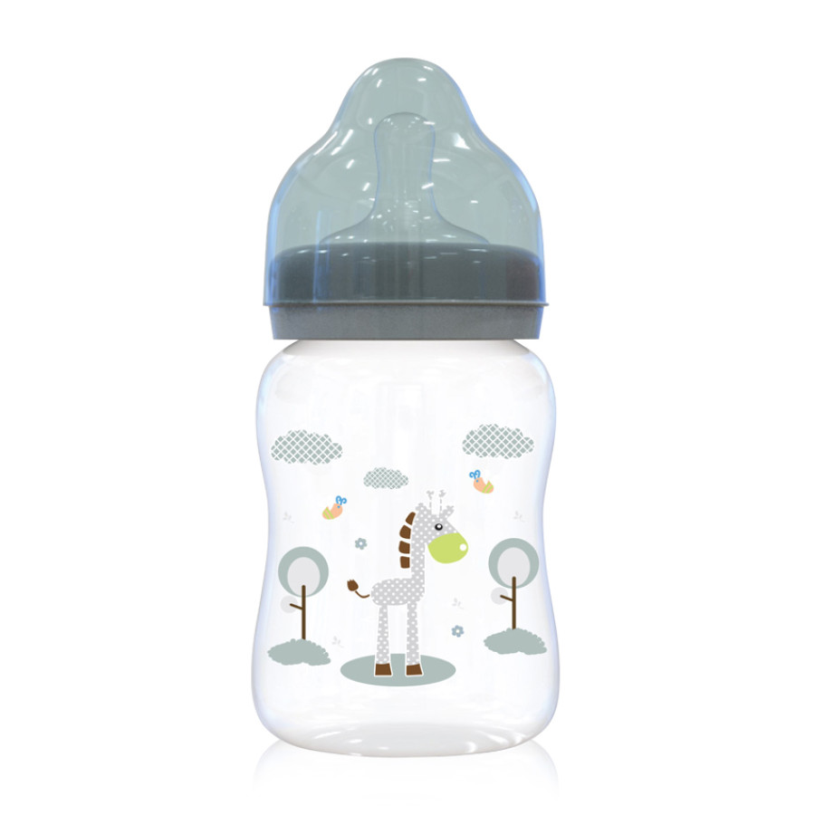 Бебешко шише с широко гърло 250 мл Mint Green
