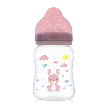 Бебешко шише с широко гърло 250 мл Blush Pink