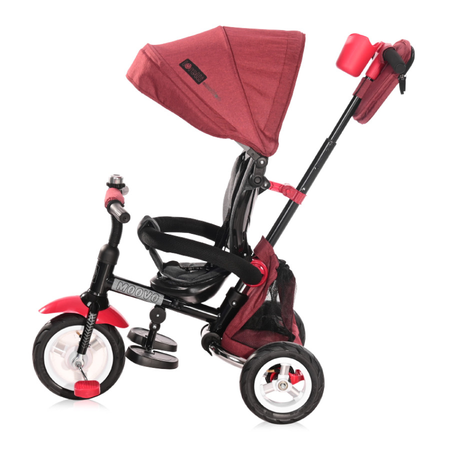 Триколка Moovo въздушни гуми Red & Black Luxe