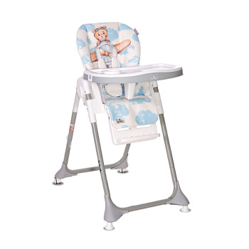 Стол за хранене Felicita Baby Blue Pilot еко кожа