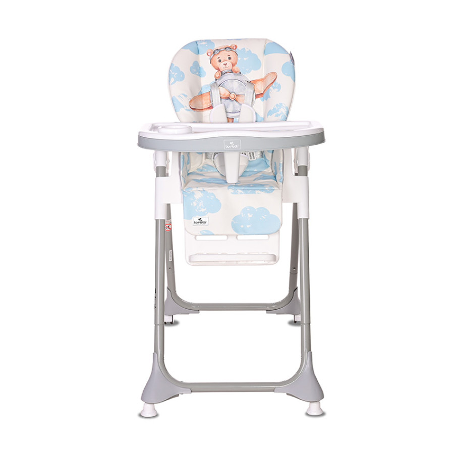 Стол за хранене Felicita Baby Blue Pilot еко кожа