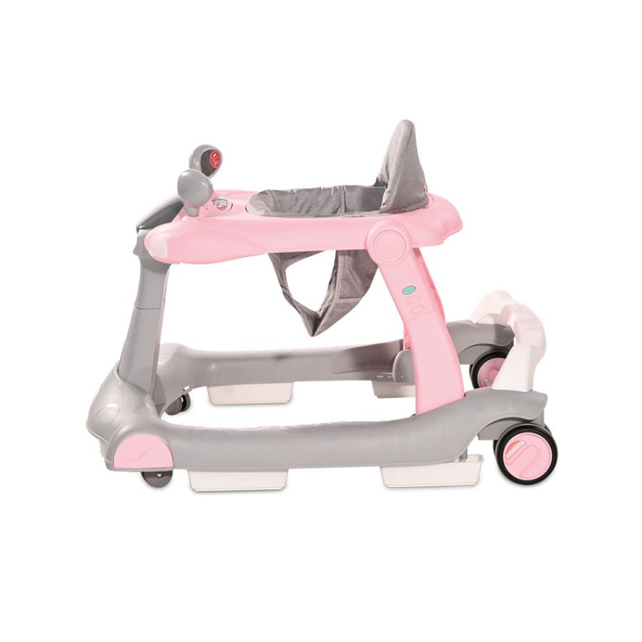 Проходилка 2в1 Rider Pink & Grey