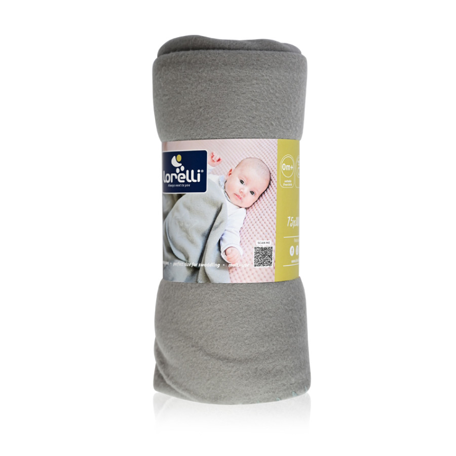 Одеяло полар 75/100 grey