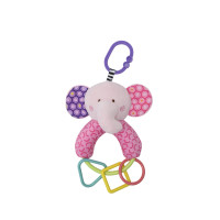 Дрънкалка фигури Lorelli Toys слонче розово