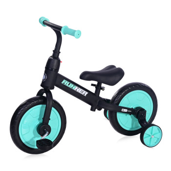 Баланс колело Runner 2 в 1 Black & Turquoise
