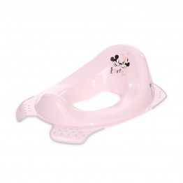 Анатомична приставка за тоалетна чиния Мини Love светло розова