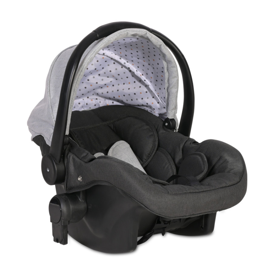 Стол за кола Rimini Di Mare 0-10 kg Grey & Black Dots