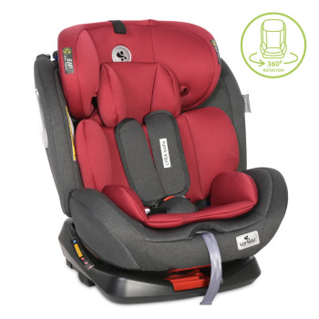 Стол за кола Lyra Isofix 0-36 kg Black & Red