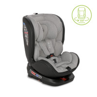 Автостол Nebula Isofix 0-36 kg Rotate Grey Leather