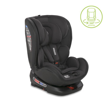 Автостол Nebula Isofix 0-36 kg rotate Black Leather