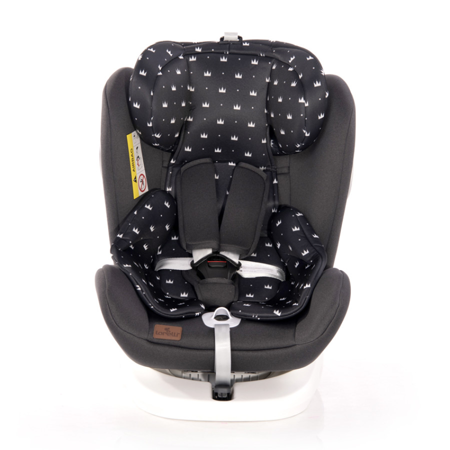 Стол за кола Lusso SPS Isofix 0-36 kg Black Crowns