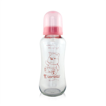 Стъклено шише 240 мл Blush Pink