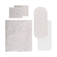 Сет за детска количка с протектор комети екрю