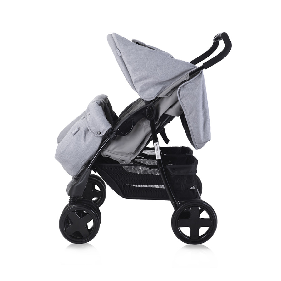 Детска количка Twin Cool Grey с чанта