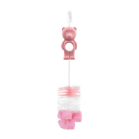 Четка за шише и биберон мече b1898 Blush Pink
