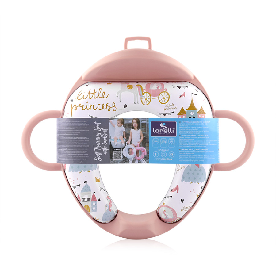 Мека приставка с облегалка Pink Princess