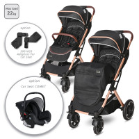 Детска количка Storm Luxe Black