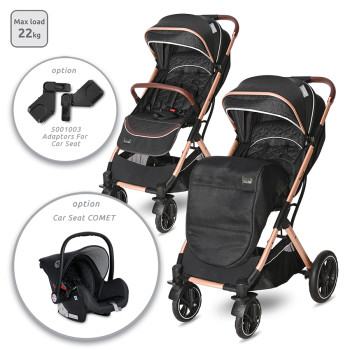 Детска количка Storm Luxe Black
