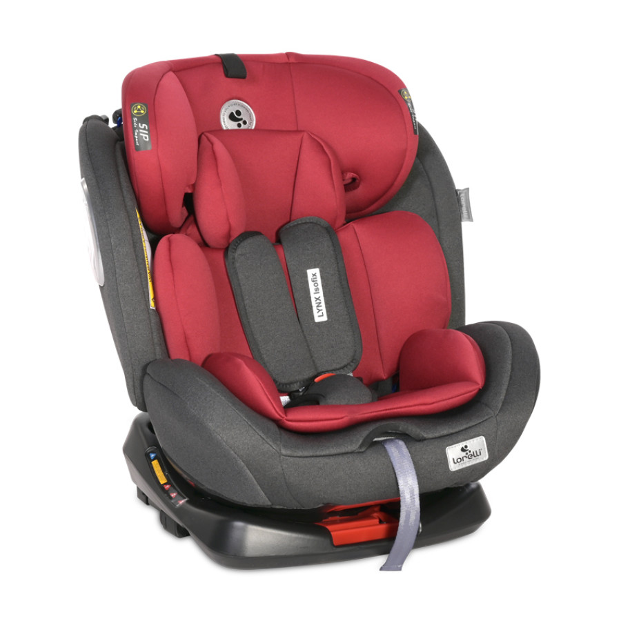 Стол за кола Lynx Isofix 0-36 kg Black & Red