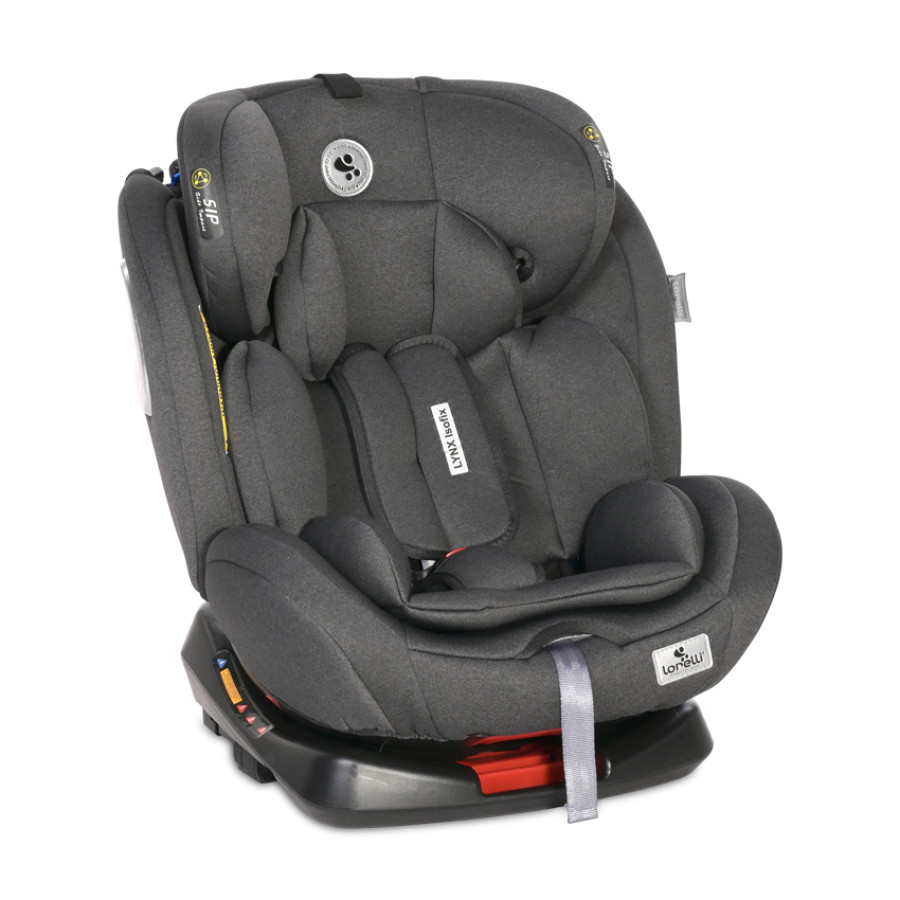 Стол за кола Lynx Isofix 0-36 kg Black Graphite