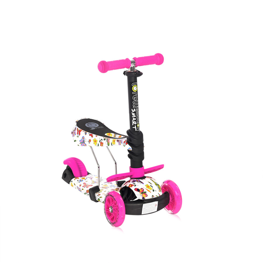 Тротинетка Smart Pink Butterfly