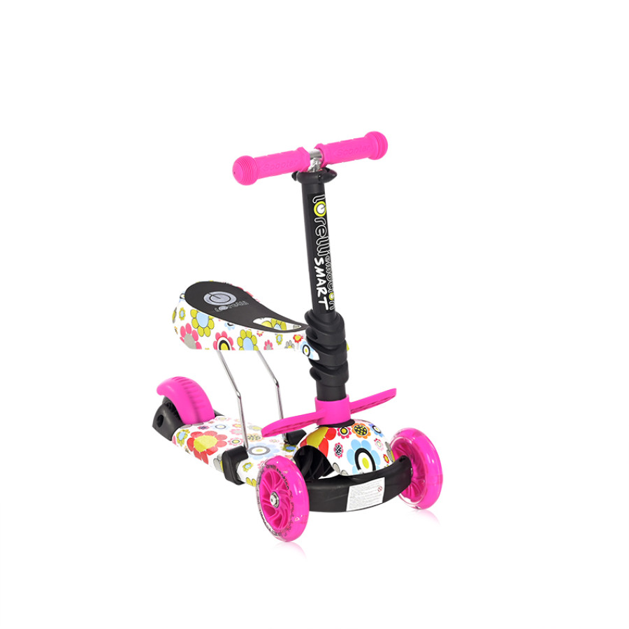 Тротинетка Smart Pink Flowers