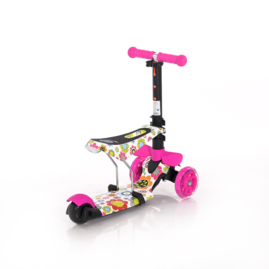 Тротинетка Smart Pink Flowers