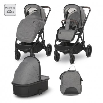 Детска количка Aria  2в1 Grey