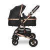 Детска количка Alba Premium Black с адаптори
