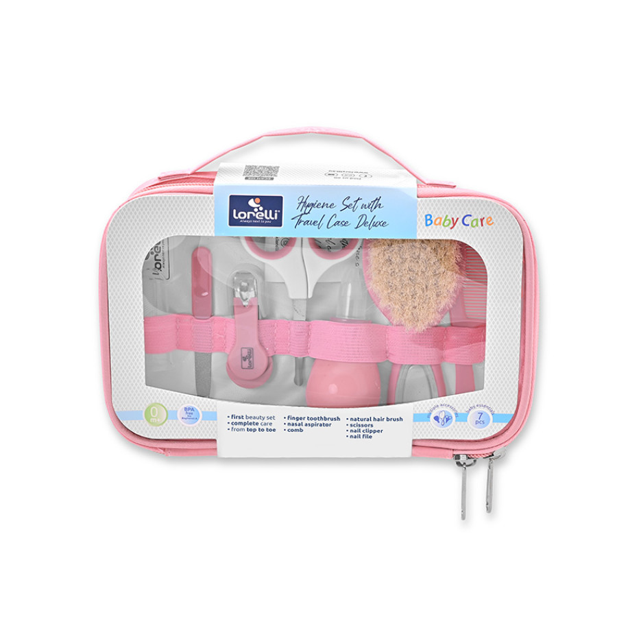 Хигиенен комплект с несесер Deluxe Blush Pink