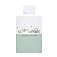 Сет Cosy 3 части ранфорс Happy Friends Mint