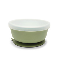 Силиконова вакуум купа с капак Natural Fresh Green 