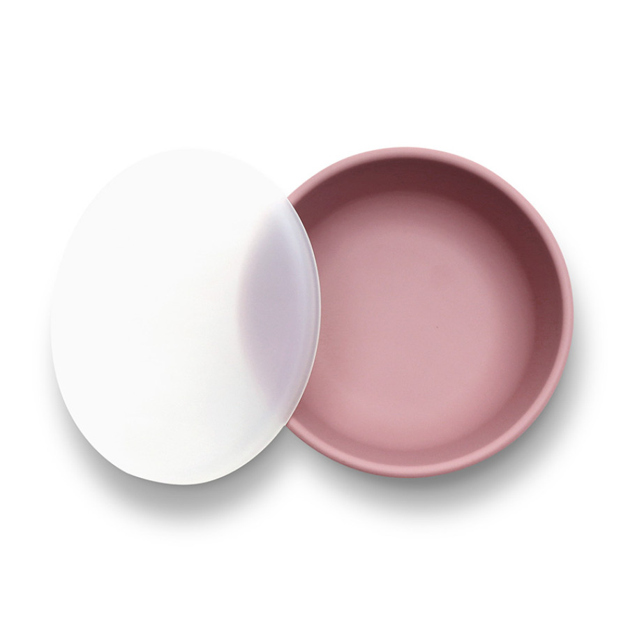 Силиконова вакуум купа с капак Natural Deep Pink