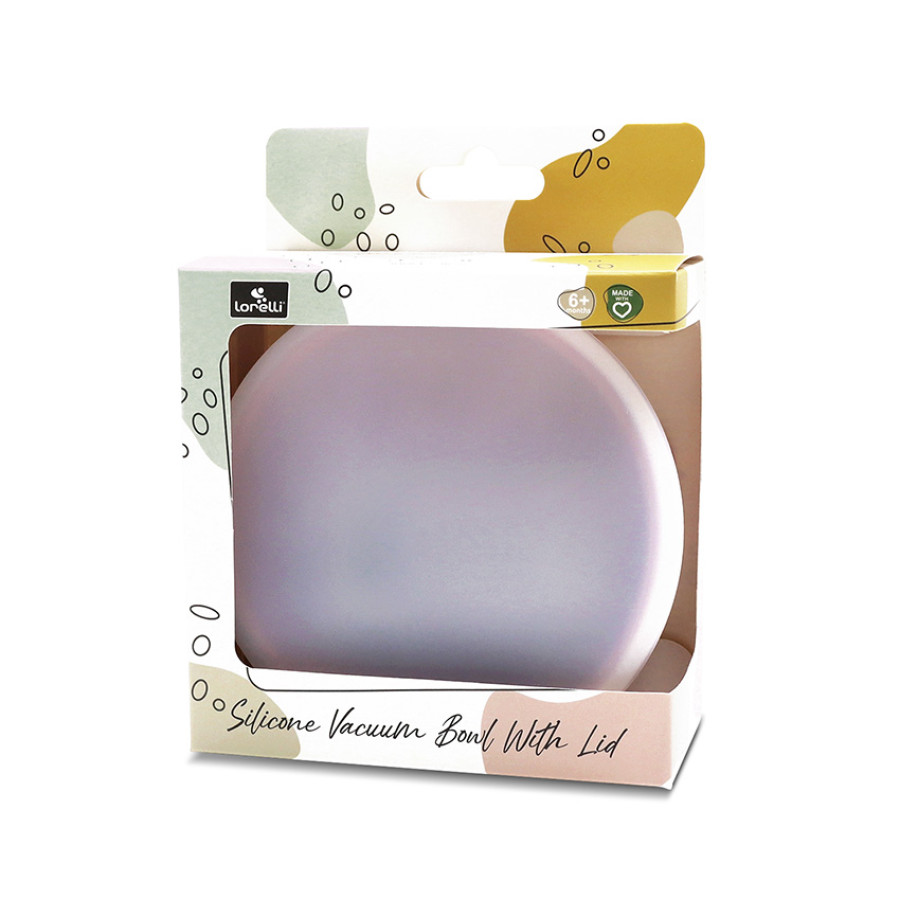 Силиконова вакуум купа с капак Natural Deep Pink