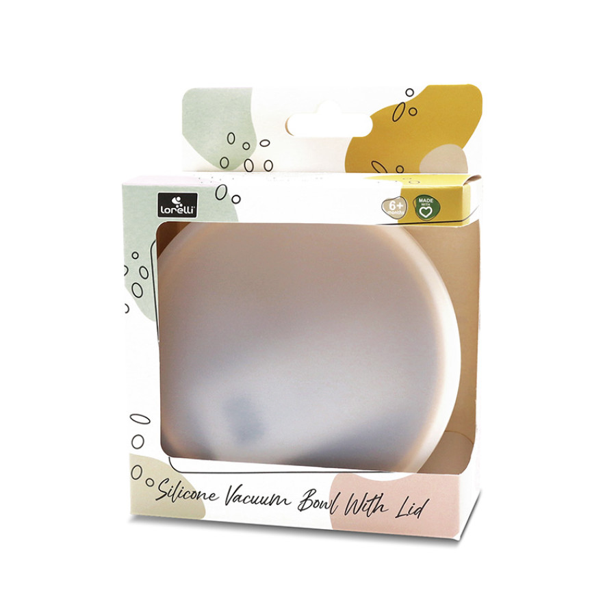 Силиконова вакуум купа с капак Natural Yellow